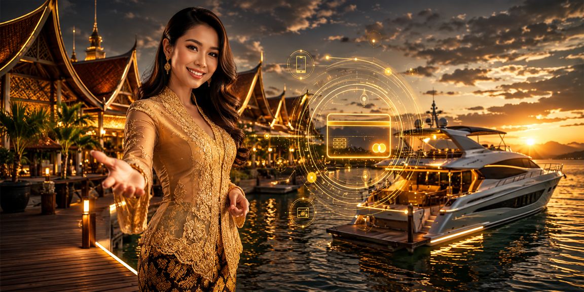 Pelbagai permainan kasino elektronik di Sarawak dengan tema kebaya tradisional